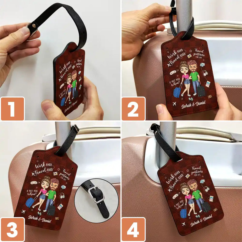 Travel Partners For Life - Personalized Luggage Tag