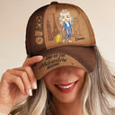 Just A Girl Boy Loves Traveling - Personalized Classic Cap