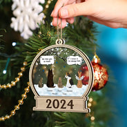 They Still Talk About You Memorial - Personalized 2-Layered Mix Ornament