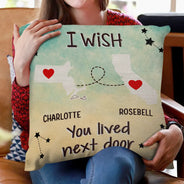 Continue Shopping,Family,Gift For Bestie,Gift For Sibling,Gift For Sisters,Gift For Brothers,Gift For Couples,Gift For Husband,Gift For Wife,Gift For Boyfriend,Gift For Girlfriend,Love - Family Friends Besties Siblings Long Distance - Personalized Pillow