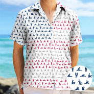 Gift For Husband,Gift For Boyfriend,Funny,Independence Day,Icon - Husband Summer Vibe Hidden Funny Naughty Pattern - Personalized Hawaiian Shirt