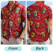 America 250th, Beach, Summer, Gift For Men, Gift For Yourself, Sarcastic, Icon - Funny Chicken F-Caw-F 250 Years Of Freedom - Personalized Hawaiian Shirt