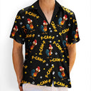 Beach, Summer, Gift For Men, Gift For Yourself, Sarcastic, Icon - Funny Chicken Bird F Caw F - Personalized Hawaiian Shirt
