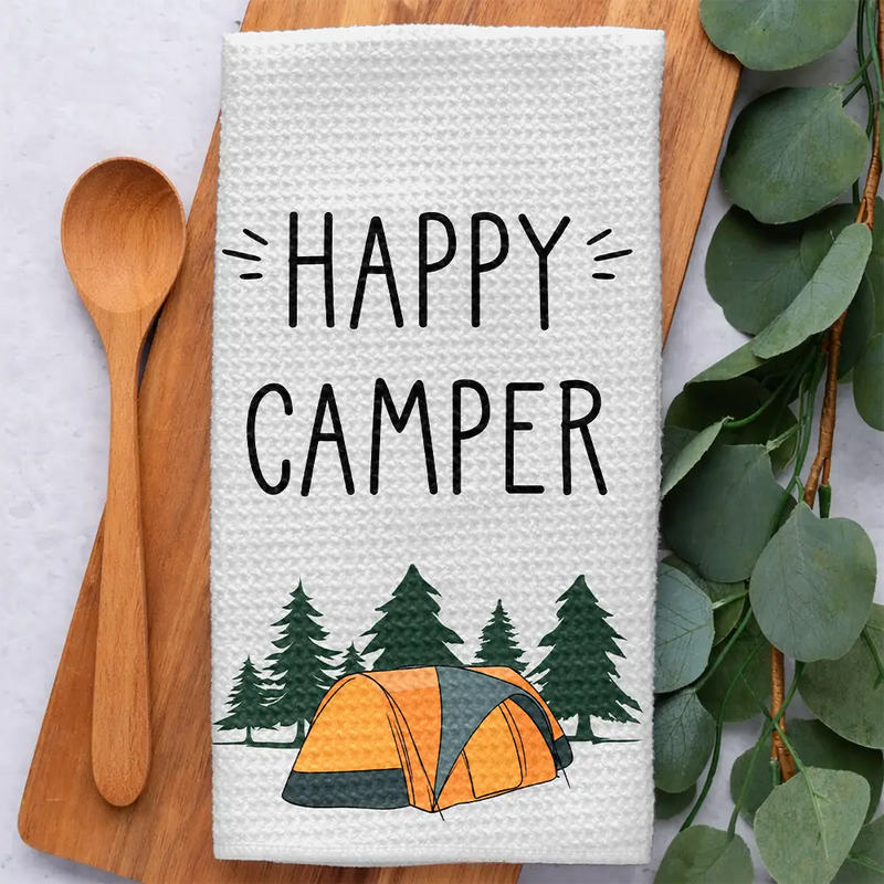 Humorous,Camping,Gift For Yourself,Icon - Sorry For What I Said Camper Camping - Personalized Kitchen Towel