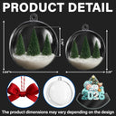 Adorable,New Mom,Christmas,Gift For Mother,Vector - First Christmas Baby Sleeping Gift For New Mom, Baby - Personalized 3D Acrylic Ball Ornament