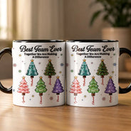 Christmas,Gift For Colleagues,Icon,Proud,Top Market - Christmas Gift For Coworkers - Personalized Best Team Ever Mug