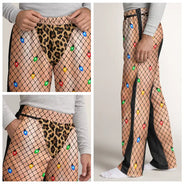 Christmas,Gift For Men,Gift For Yourself,Gifts For Him,Humorous,Icon,Top Market - Funny Christmas Gift For Husband Boyfriend Brother - Personalized Fishnet Tights Pajama Pants