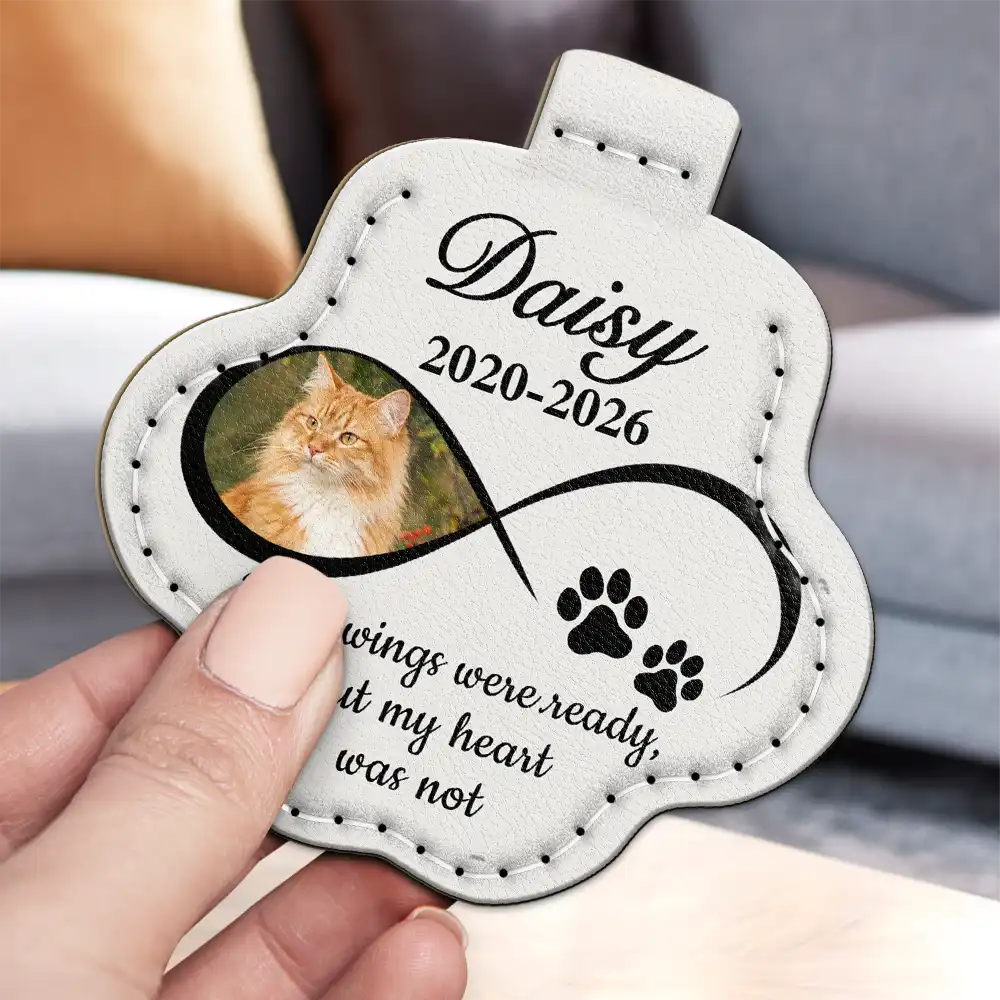 Custom Photo, Memorial, Pet Lovers, Pet Memorial, Sentimental, Upload Full Photo - Memorial Keepsake Gift For Pet Mom - Personalized Custom Photo Infinity Paw Pet Fur Keychain