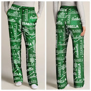 Christmas,Custom Text,Family,Happy,Top Market - Matching Christmas Gift For Family - Personalized Names Pajama Pants