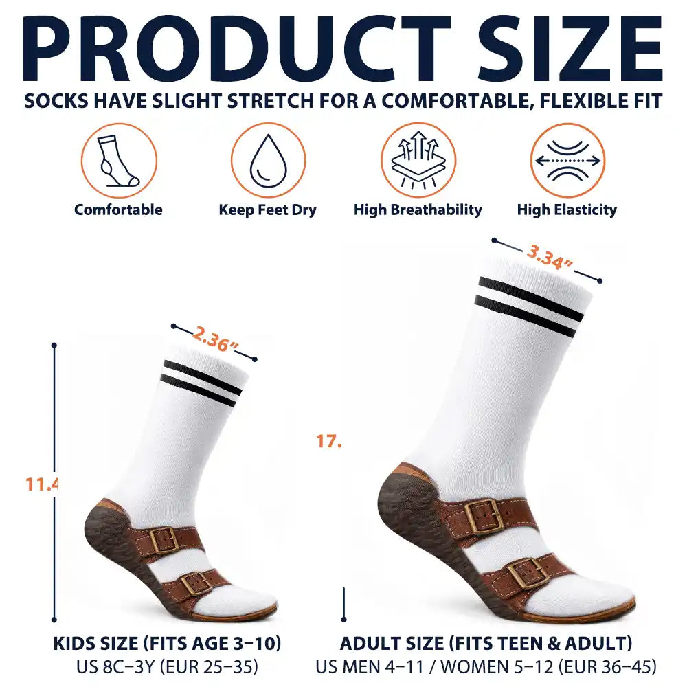Gift For Yourself,Gifts For Her,Gifts For Him,Humorous,Icon - Funny Christmas Gag Gift For Yourself Coworkers Friends - Personalized Slipper Sandal Illusion Socks