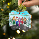Journey With Best Friends - Christmas Gift For BFF Besties - Personalized Custom Wooden Ornament