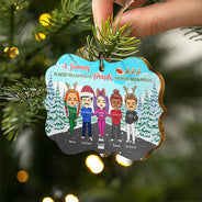 Journey With Best Friends - Christmas Gift For BFF Besties - Personalized Custom Wooden Ornament