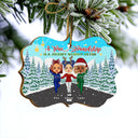 Journey With Best Friends - Christmas Gift For BFF Besties - Personalized Custom Wooden Ornament