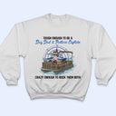 Kinda Busy Being A Pontoon Captain & A Dog Dad - Gift For Pontooning Lovers, Lake Lovers, Travelers, Pet Lovers - Personalized Custom T Shirt