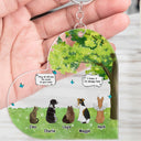 We Still Talk About You Grass - Memorial Gift For Pet Lovers - Personalized Acrylic Keychain