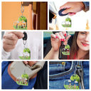We Still Talk About You Grass - Memorial Gift For Pet Lovers - Personalized Acrylic Keychain