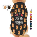 Custom Photo Dog Cat I Love My Mommy Daddy - Gift For Pet Lovers - Personalized Pet Shirt