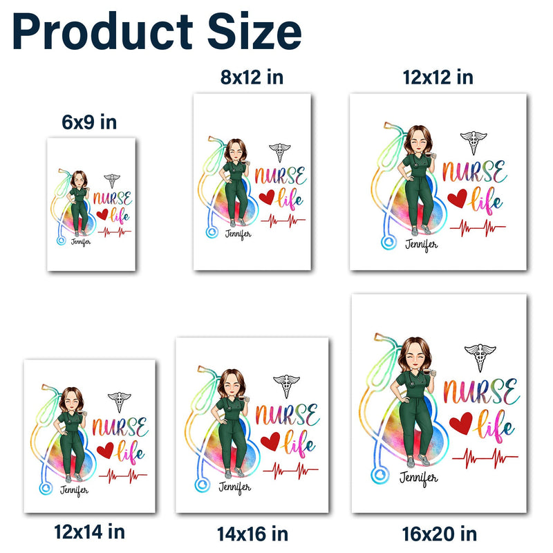 Nurse Life - Gift For Nurse - Personalized Decor Decal