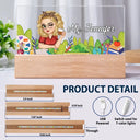 Teacher Desk Name - Personalized Rectangle LED Light