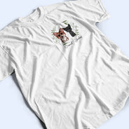 Portrait Pet With Flowers - Personalized T Shirt