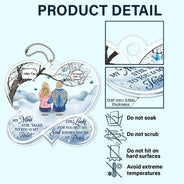 My Mind Still Talks To You Memorial - Personalized Acrylic Car Hanger