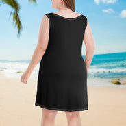 Sunflowers Grandma - Personalized Sleeveless Tank Dress