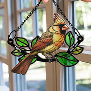 Memorial Mom Dad Grandma Grandpa - Personalized Window Hanging Suncatcher Ornament