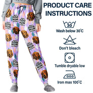 Pet Lovers - Custom Photo Best Dog Mom Cat Mom Ever - Personalized Pajama Pants