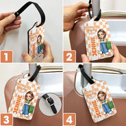 Travel, Gift For Yourself, Gift For Women, Gift For Men - Collect Moments Not Things Travel Lover Y2K - Personalized Luggage Tag