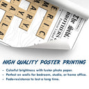 Gift For Sibling,Gift For Sisters,Gift For Brothers,Christmas,Happy - Crossword The Siblings Times - Personalized Poster