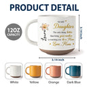 Gift For Daughter,Mom - Daughters (Adult),Gift For Women,Happy,Grandma - Grandkids,Gift For Grandkids - Mom Daughter The Only Thing Better Than Being Your Mother - Personalized Pottery Mug