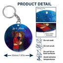 Star Map The Night We Met - Gift For Couples - Personalized Acrylic Keychain