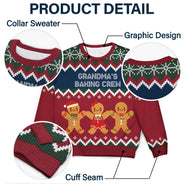 Grandma Grandpa Mom Dad Perfect Batch - Gift For Mom, Dad, Grandparents - Personalized Unisex Ugly Sweater