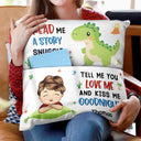 Read Me A Story - Gift For Kids - Personalized Pocket Pillow
