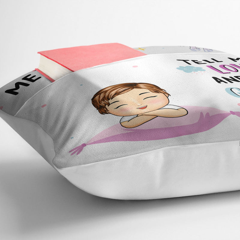Read Me A Story - Gift For Kids - Personalized Pocket Pillow
