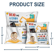 Read Me A Story - Gift For Kids - Personalized Pocket Pillow