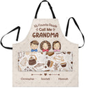 My Favorite People Call Me Mom Grandma - Birthday, Loving Gift For Mother, Grandmother - Personalized Apron