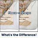 Custom Photo Mommy You Are The Pieces - Gift For Mother, Mom - Personalized Fleece Blanket, Sherpa Blanket