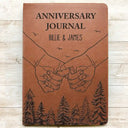 Gift For Couples, Gift For Husband, Gift For Wife, Gift For Girlfriend, Gift For Boyfriend - Anniversary Journal - Personalized Leather Journal
