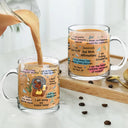 Gift For Yourself, Gift For Women - Girl's Affirmations Daily Reminder - Personalized Glass Mug
