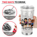 The Fun Laughter & Dislike Of The Same People We Share Made Us Friends Coworker Bestie - Gifts For Colleagues - Personalized Custom Tumbler
