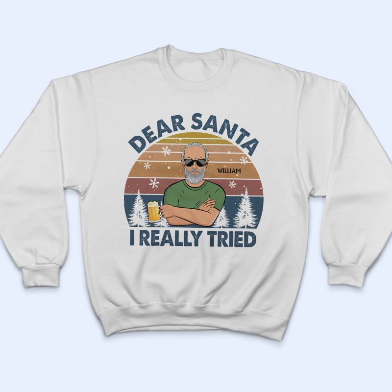 Dear Santa Define Good Couple Family Brother Sister Sibling - Christmas Gift - Personalized Custom T Shirt