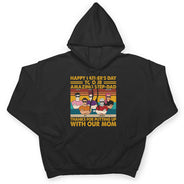 To Our Amazing Step-Dad Thanks For Putting Up With Our Mom Adult Children - Funny, Birthday Gift For Father, Papa, Husband - Personalized Custom T Shirt