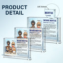 Work Bestie Definition Unique Bond - Funny, Anniversary, Birthday Gifts For Colleagues, Coworker, Besties - Personalized Custom Rectangle Shaped Acrylic Plaque