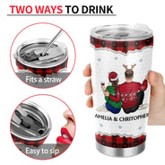 Of All The Weird Things - Anniversary, Loving Gift For Couples, Husband, Wife - Personalized Tumbler