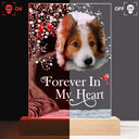 Custom Photo When You Miss Me - Loving, Memorial Gift For Family, Siblings, Friends - Personalized 3D Led Light Wooden Base