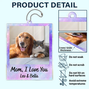 Custom Photo Drive Safe - Gift For Couples, Besties, Dad, Mom, Family - Personalized Acrylic Car Hanger