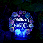 Nana's Garden - Gift For Mom, Mother, Grandma, Nana, Gardening Lovers - Personalized Solar Light