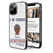 No Returns Or Refunds Chibi Grandkids - Funny Gift For Dad, Mom, Grandma, Grandpa - Personalized Clear Phone Case