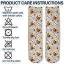 Custom Photo Pet Face - Personalized Socks